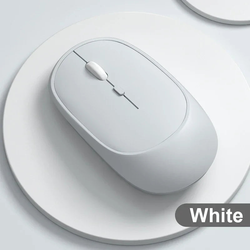 Wireless Mouse Rechargeable Mouse Gamer Dual Modes Bluetooth-compatible 2.4G USB Mute Mice For Laptop Pad Tablet Macbook Mause