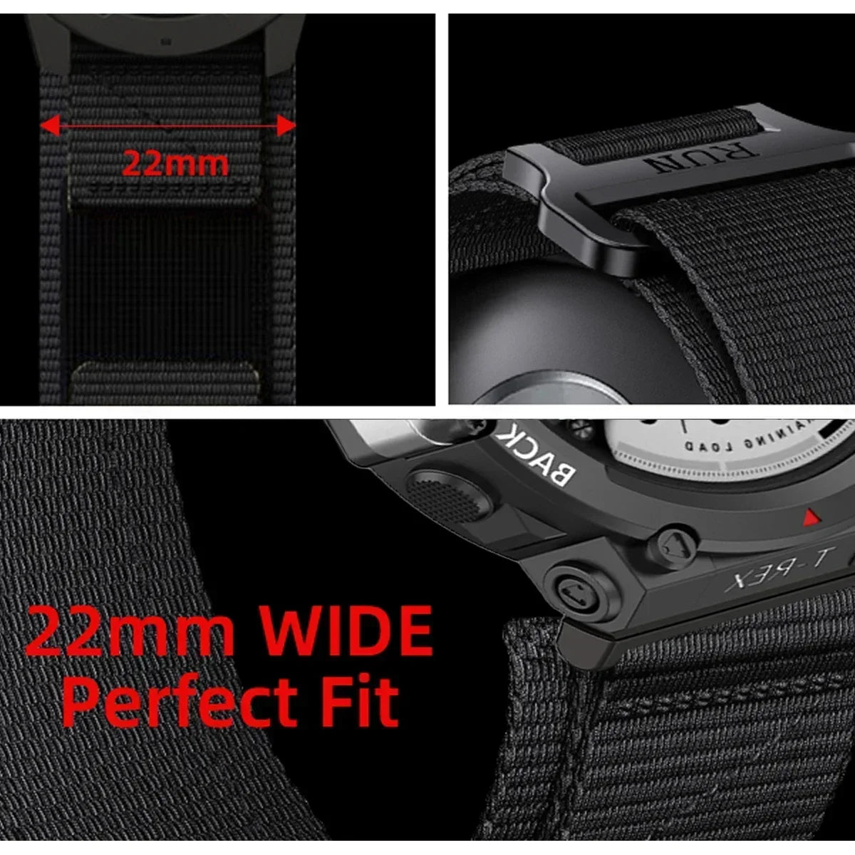 Nylon Strap For Amazfit T-rex 3 2 Ultra Watch Band For Huami For Amazfit Trex Pro T Rex Belt Smartwatch Bracelet Accessories