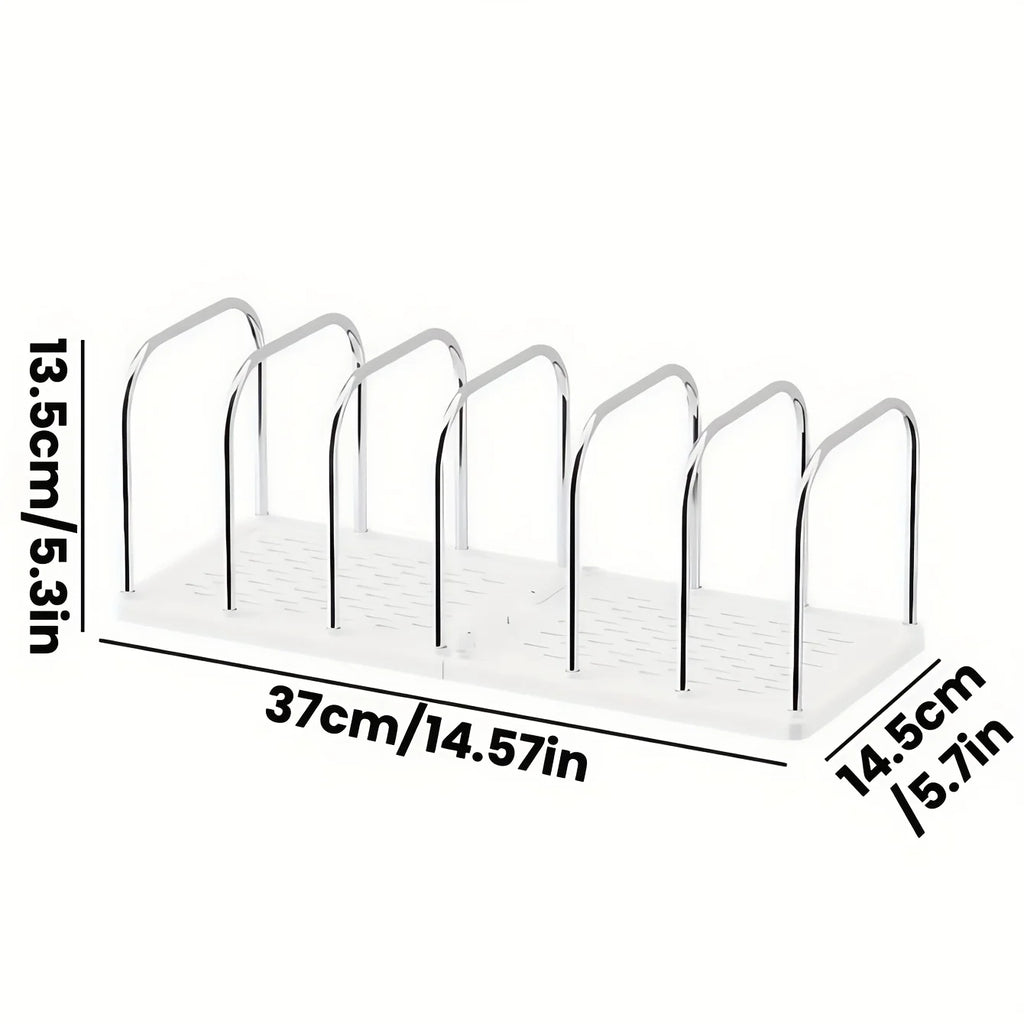 PP Material Desktop Bookshelf | Non-Slip Base  Modern Minimalist Office Desk Organizer Shelf  |  Study Table Storage Rack