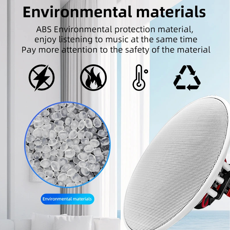 5 Inch 8 ohm Ceiling Speaker Passive Speakers Background Music home Sound system Quality Perfect For Office Kitchen Living Room