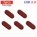 JASTER 5pcs/Lot USB 3.0 (Free LOGO) Wooden With Box Flash Drive Pendrive 4GB 8GB 16GB 32GB 64GB 128GB Memory Stick For Gift